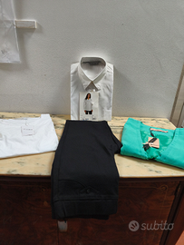 Gilet -Camicia m.l.-Maglietta m.c.-pantalone lungo