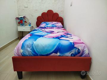 Letto singolo velluto