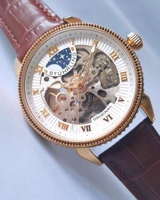 Orologio Stührling quadrante scheletrato