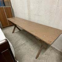 TAVOLO RUSTICO CON GAMBE AD X RICHIUDIBILI BERGAMO