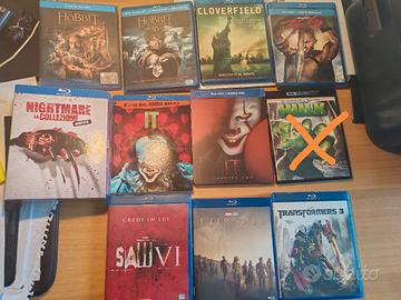 lotto DVD e blu ray
