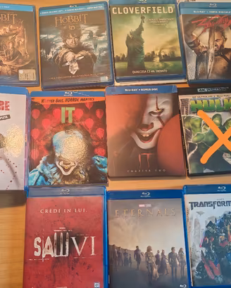 lotto DVD e blu ray