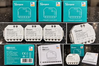 3x SONOFF DUALR3 WiFi Smart Switch 2 Canali Tappar