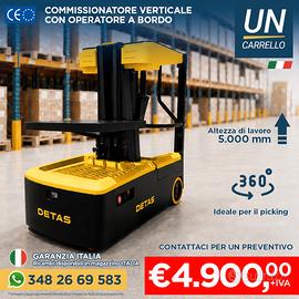 Commissionatore Verticale Picking DETAS 5 m