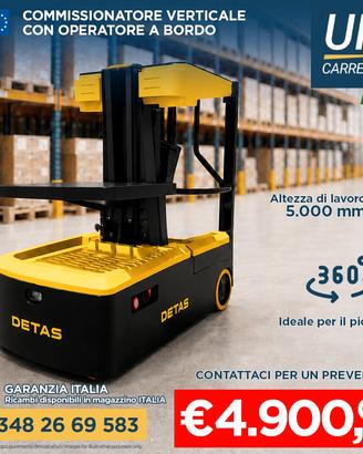 Commissionatore Verticale Picking DETAS 5 m