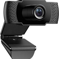 Webcam PC con Microfono, 1080P Autofocus