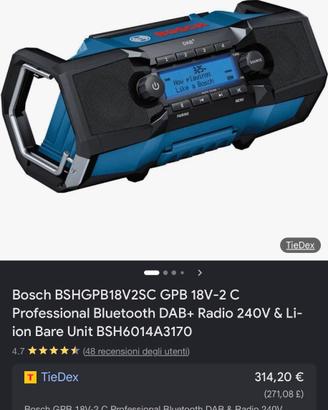 Radio bosch DAB+ BLUETOOTH