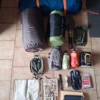 Attrezzature campeggio, outdoor, bushcraft, escurs