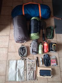 Attrezzature campeggio, outdoor, bushcraft, escurs