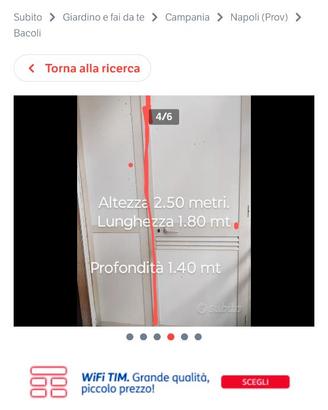 Ripostiglio in alluminio