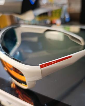 Occhiali sole Prada LineaActive Impavid Bianco