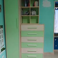 Mobili cameretta verde Acqua