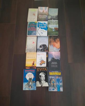 15 libri 10 euro, romanzi autori vari 