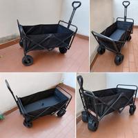Carrello portatutto pieghevole Ruote Larghe. Nuovo