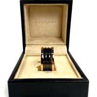Anello Bulgari B.zero1 4 fasce oro rosa e ceramica