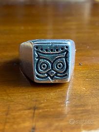 Anello argento gufo civetta misura 20,5