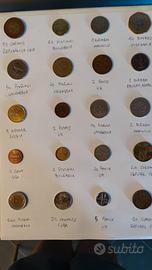Stock di 20 monete provenienti da vari Paesi