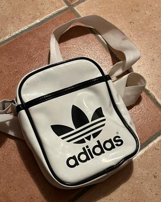 Tracolla adidas bianco nera