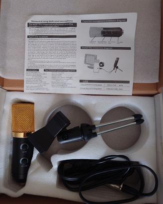 Microfono a condensatore BM 800 con treppiede