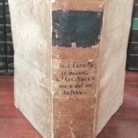 Libro antico del 1770. Riflessioni sui caratteri..