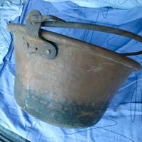 PAIOLO PENTOLONE RAME PRIMI 900 CM. 40