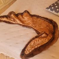 coĺlo di pelliccia visone color miele