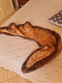 coĺlo di pelliccia visone color miele