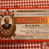 Scatola di latta Krumiri Rossi