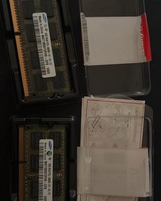 SODIMM DDR3 Samsung 4GB (2x2GB) PC3-8500S 1066Mhz