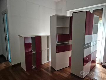 Libreria componibile laccata