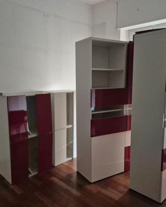 Libreria componibile laccata