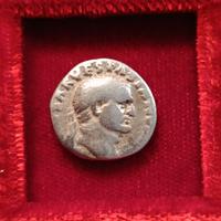 moneta romana alto impero denario Vespasiano 