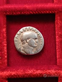 moneta romana alto impero denario Vespasiano 