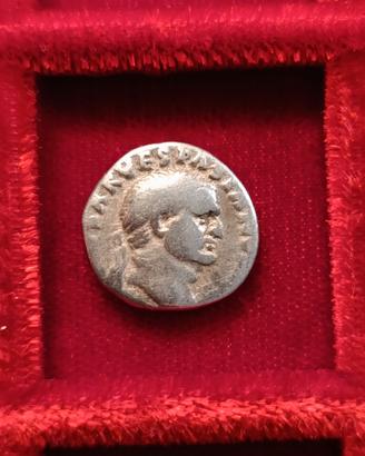 moneta romana alto impero denario Vespasiano 