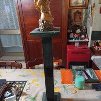 COLONNA MARMO GRANITO FATTO A MANO CON ANGIOLETTO 