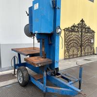 Sega a nastro con taglia spacca legna a cardano