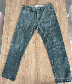 Pantalone Stone Island grigio/verde taglia W34