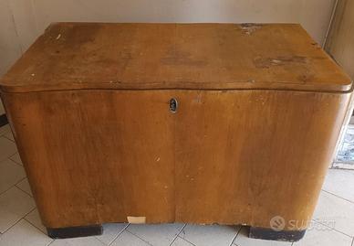 Cassapanca baule legno rustico primi 900