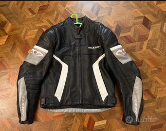 Giacca moto in pelle