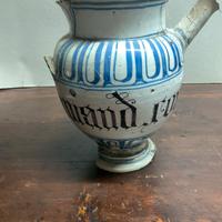 Vaso  in ceramica per contenere medicinali Faenza