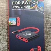 Dock 3 in 1 per Nintendo Switch 2/1 oled – HDMI 4K