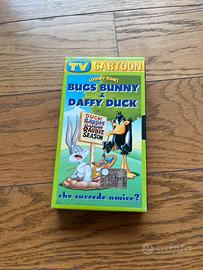 VHS Looney tunes con Bugs bunny e Duffy duck