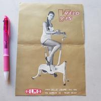 Olmo Velo Vis Cyclette anni '60 depliant epoca
