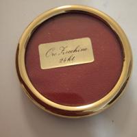 Cornice per foto in ottone placcato ORO zecchino