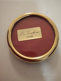 Cornice per foto in ottone placcato ORO zecchino