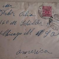 Busta 1944 PALERMO - USA "Allied Military Postage"