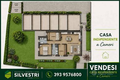 Villa di 150 m² con 4 locali e box auto doppio a C