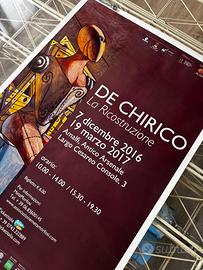 Manifesto mostra De Chirico Amalfi 2016 70x100