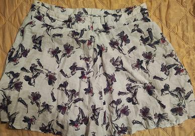 Gonna floreale in cotone benetton  a soli 2️⃣0️⃣€