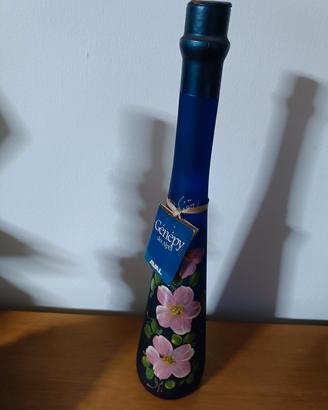 bottiglia vintage anni 60 piena autentica 